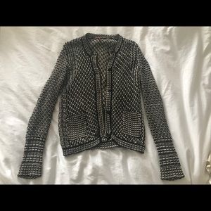 Comptoir des Cotonniers olive cardigan 100% cotton